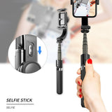 L08 Single Axis Handheld Gimbal Stabilizer With Wireless Shutter Tripod For Smartphone Action Camera Video Record Selfie Stick