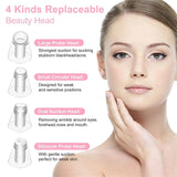 Vaccum Rechargeable Blackhead Remover Face Pore Vacuum Skin Care Acne Pore Cleaner Pimple Facial Removal Vacuum Suction Tools