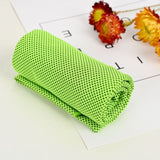 80*30cm Super Absorbent Cooling Towel Fast Drying Soft Breathable Chilly Gym Yoga Towel for Pilates Golf Camping Running Workout