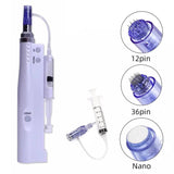20pcs Skin Care Microneedle for Meso Gun Water Mesotherapy Injector Skin Rejuvenation Vital Acid Anti Wrinkle Hydra Micro Needle