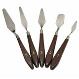 5pcs Palette Oil Mix Pigment Texture Spatula Drawer watercolor Student for color mixing unfolding acrylic paint cake icing