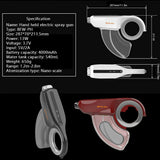 Electric Sprayer USB Rechargeable Wireless Sprayer Nano Blu-ray Fogger Steam Spray Disinfection Sprayer