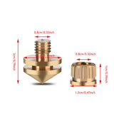 8Pcs Speaker Stand Copper Speaker Suspension Spikes Isolation Stands Foot Base Pad Shock Absorption for HiFi Speaker Loudspeaker