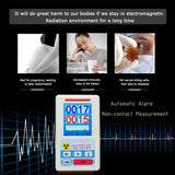 Portable Geiger Counter Multifunctional Nuclear Radiation Detector Personals Dosimeter Marble Detectors Beta Gamma X-ray Tester