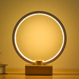 Smart Wooden Led Night Light Table Lamps Modern White Bedside Creative USB for Bedroom Living Room Decor Night Lamp Wooden Base