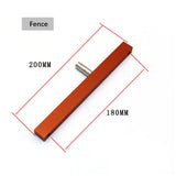 Woodworking Circular Saw Clearance Insert Cover Plate Mini Table Saw Flip Board with Miter Gauge Guide Set Workbench DIY Tools