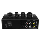 Sound Mixer Dual Mic Inputs Company Stage Home KTV Rooms Digital Karaoke Professional Audio System Machine US Plug
