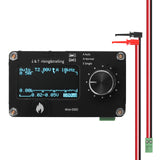 1.3 Inch OLED Display Touching Button 250kHz Sampling Rate Simple Oscilloscope Metal Knob Adjustment Single-channel Oscilloscope