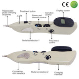 Electronic Massage Pen Laser Meridian Pen Acupuncture Point Massager for Body Automatic Find Acupressure Pain Therapy Machine