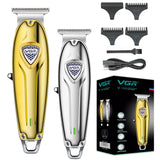 Professional full metal hair trimmer for men finishing beard hair clipper grooming kit electric hair cutter machine rechargeable