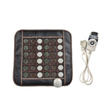 Natural Jade Tourmaline Infrared Heating Mat Electric Hot Massage Seat Pad Heated Therapy Warmer Cushion Pain Relief Relax Body