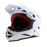 Motorcycle Bike Cycling Full-Face Motorcycle Helmet (White) - Choose Size