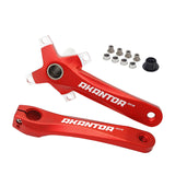 CATAZER Bicycle Crank Chainwheel 104BCD 32T MTB Bike Crankset Aluminum Alloy with Bottom 170mm Crank  Bike Parts  Crank Set