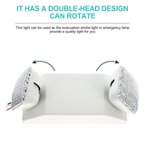 1pc Double-head Portable Durable Practical Indoor Lamps Indicator Light for Indoor Shop School