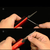DSPIAE AT-HW Aluminum Hand Saw with Blades Cutting Sawing Tools DIY Gundam Model Building Tools for Military Gundam Tools Hobby