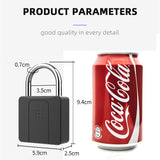 Combination Padlock Smart Padlocks With Keys Fingerprint Padlock