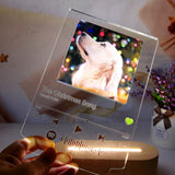 2021 Hot Deal Customized 3D Colorful Photo Night Light Spotify Note Desk Lamp Decor Valentine's Day Lover Gift Stepless Dimming