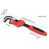 High Quality Pipe Wrench Heavy Duty Plumbing Wrench for Gas Tank Repair Household Plumbing Vehicle Maintenance Durable