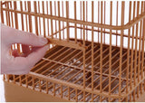 Assembly Bird Cage With Feeder And Waterer Small Pet Bird Full Set Of Plastic Bird House Thrush Parrot Cage 23x23x22cm