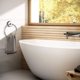 Suction Cup Towel Ring Punch-Free 304 Stainless Steel Bathroom Toilet Towel Rack Pendant Hanging Ring