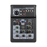 3 Channel Audio Mixer BT Digital Stereo Sound Board Console System DSP Scene Effect Track Record Soundcard OTG Function XLR RCA