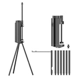 Lightweight Aluminum Alloy Light Holder Foldable Lamp Stand Outdoor Portable Easy To Build Lamp Holder Lamp Rack Camping Parts