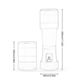 Portable Mixer USB Electric Fruit Juicer Handheld Smoothie Maker Blender Stirring Rechargeable Mini Food Processor Juice Cup