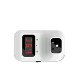 Automatic Digital Thermometer Outdoor Infrared Thermometer Digital Wall Mounted Forehead Fever Termometer For Baby Adults White