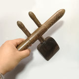 Natural Wood Scraping Shovel Acupressure for Back Shoulder Neck Leg Body Cellulite Massage Deep Tissue Muscle Fascia Relaxation