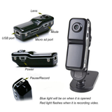 Portable Mini DV Camcorder DVR Video Camera Webcam Support 16GB Cam Sports Helmet Bike Motorbike Cam (Black)