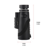 40x60 Monocular Telescope Dual Focus Optics Zoom Lens Scope for Hunting Camping