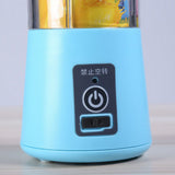 Portable Blender USB Mixer 304 Stainless Steel Blades Electric Juicer Smoothie Blender Mini Food Processor Lemon Squeezer