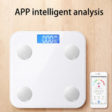 Smart Body Scale Smart Wireless Weight Scale Bathroom Scale with Body Composition Monitor with Bluetooth and Fitness App