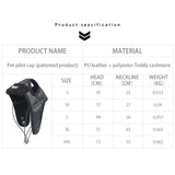 1pcs Autumn Winter Aviator Cap Mascot Costume Cosplay Windproof Pilot Cap for Small Medium Large Dog