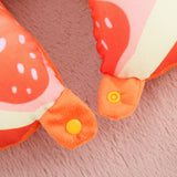 Fruit U Shaped Travel Pillow Nanoparticles Neck Pillow Watermelon Lemon Kiwi Orange Car Pillows Soft Cushion Home Textile