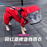 Golden Retriever Corgi Teddy Small Dog Raincoat Pet Waterproof  Rain Jacket Dogs Water Resistant Clothes