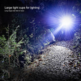 LED Flashlight Foldable Torch Light With Tripod USB Waterproof Camping Lantern Outdoor Handheld Searchlight Emergency Lamp