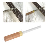 Fret Crowning File Dressing File Wood Handle Fret Repairing Tools for Guitar Bass Maintenance Repairing Polishing Frets Tools