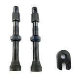 VODOOL 1 Pair Stem Presta Valve 60mm Aluminum Alloy Anti-resistance Repairing Elements for Road MTB Bike Tubeless Tire Tyre