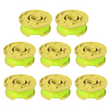 8Pack Weed Eater Spool Replacement With Cap Covers Compatible With Ryobi One Plus+ AC80RL3 For Ryobi 18V, 24V, Trimmers