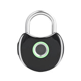 Waterproof Smart Padlock Tuya Bluetooth Mini Portable Biometric Fingerprint Padlock With USB Keys Anti-theft Cabinet Door Lock