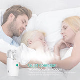 Mini Handheld Portable Mesh Nebulizer Silent Ultrasonic Medical Steaming Inhaler USB Rechargeable Kids Adult Health Care