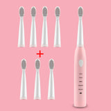 Ultrasonic Sonic Electric Toothbrush Rechargeable Tooth Brushes Washable Electronic Whitening Teeth Brush Adult Timer Toothbrush