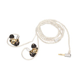 3.5mm Wired Earphone Detachable Cable In Ear Monitor Earbuds Ergonomic Design Professional Monitor Headphone for Singers