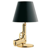 E27 Modern Silver/Gold Electroplate Gun Table Lamps Bedroom Bedside Desk Read Lighting  Resin Table Lights Deco Home Lighting