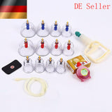 Premium 32 Cups Acupuncture Cupping Therapy Set Chinese Vacuum Cupping Magnetic Heads Acupuncture Set