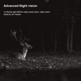 Wi-Fi off-road camera 20MP CMOS motion sensor ultra-night vision distance hunting camera suitable for wildlife monitoring