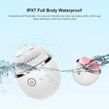 Smart Sonic Facial Cleansing Massager Brush Silicone Deep Pore Face Cleansing Lifting Waterproof Face Care Cleaner Machine