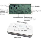 Digital Thermometer Hygrometer LCD Display High Precision Temperature Sensor Humidity Meter Gauge For Home Indoor Outdoor