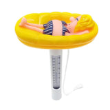 Floating Pool Thermometer Cute-shaped Thermometer for Outdoor and Indoor Swimming Pools #CW